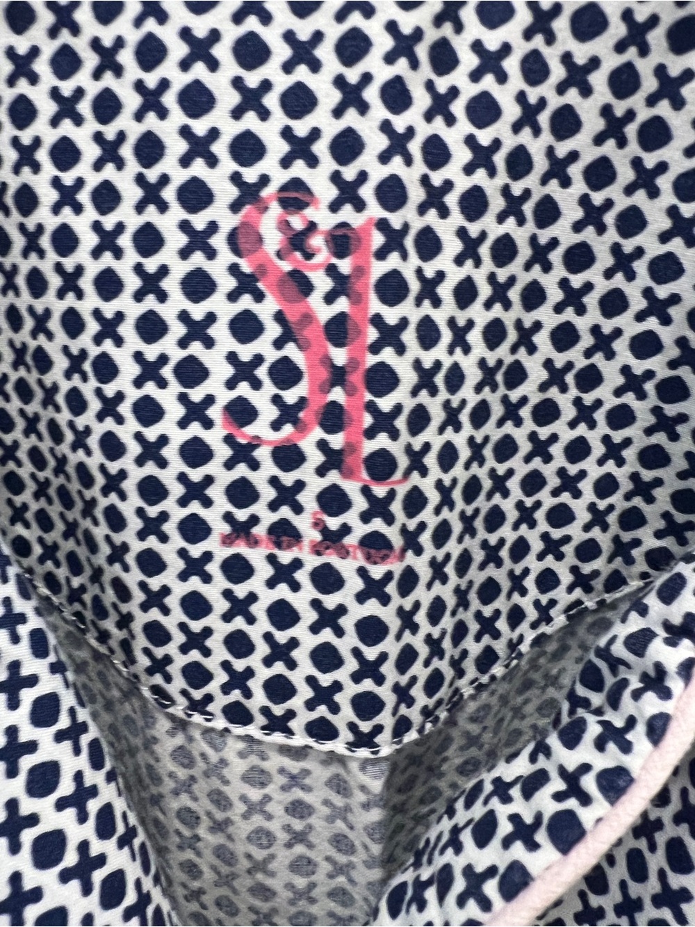 SERENA & LILY 100% COTTON XO PAJAMA SET, SIZE S. - Picture 5 of 13